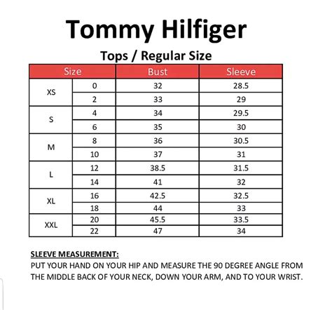 tommy hilfiger plus size|tommy hilfiger plus size chart.